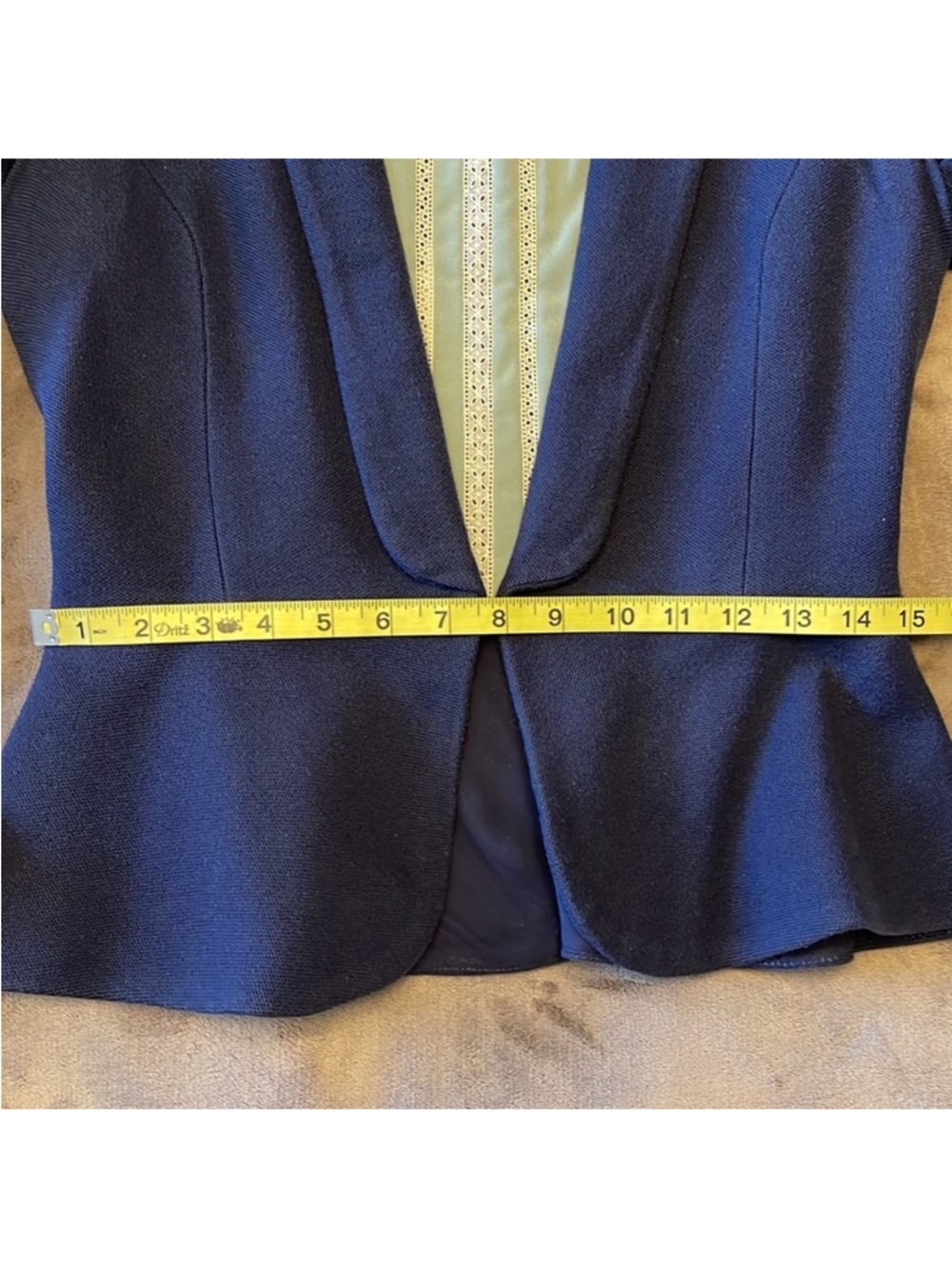 Zara Navy blazer - Picture 7 of 9